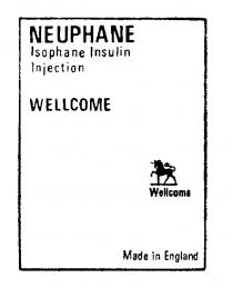 NEUPHANE ISOPHANE INSULIN INJECTION WELLCOME