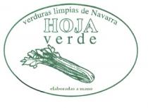 verduras limpias de Navarra Hoja verde elaboradas a mano