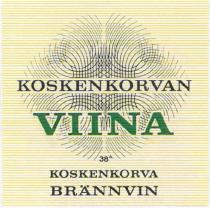 KOSKENKORVAN VIINA 38 KOSKENKORVA BRÄNNVIN