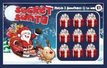 secReT sanTa Match 3 Snowflakes to win £1