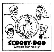 SCOOBY-DOO Where are you? VELMA SHAGGY DAPHINE FRED