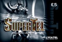 £5 SUPERTEL International Calling Card LYCATEL www.lycatel.com