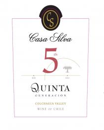 CS CASA SILVA 5TH QUINTA GENERACIÓN COLCHAGUA VALLEY WINE OF CHILE