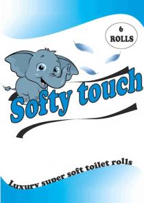 6 Rolls Softy touch Luxury super soft toilet rolls