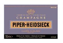 FONDÉE EN 1785 À REIMS FRANCE CHAMPAGNE PIPER-HEIDSIECK CUVÉE SUBLIME DEMI-SEC