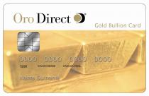 ORO DIRECT GOLD BULLION CARD 0000 0000 0000 0000 5295 VALIDO DESDE CADUCA FINAL NAME SURNAME