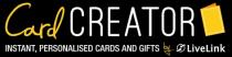 Card CREATOR INSTANT, PERSONALISED CARDS AND GIFTS by LiveLink