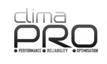 CLIMA PRO PERFORMANCE RELIABILITY OPTIMISATION