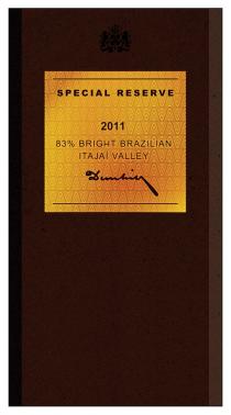 SPECIAL RESERVE 2011 83% BRIGHT BRAZILIAN ITJAI VALLEY Dunhill