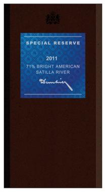 SPECIAL RESERVE 2011 71% BRIGHT AMERICAN SATILLA RIVER Dunhill