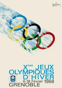 Xmes JEUX OLYMPIQUES D'HIVER 6/18 Février 1968 GRENOBLE