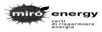 miró energy Certi di risparmiare energia