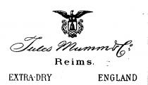 Jules Mumm & Co Reims EXTRA-DRY ENGLAND