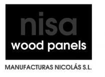 NISA WOOD PANELS MANUFACTURAS NICOLÁS, S.L.