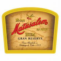 RON MATUSALEM EST. 1872 RUM GRAN RESERVA CASA FUNDADA EN SANTIAGO DE CUBA 1872