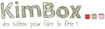 KimBox des boîtes pour faire la fête !