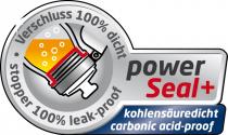 powerSeal+ kohlensäuredicht - carbonic acid-proof Verschluss 100% dicht - stopper 100% leak-proof