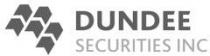 DUNDEE SECURITIES INC