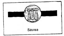 SQUIBB RELIABILITY UNIFORMITY PURITY EFFICACY