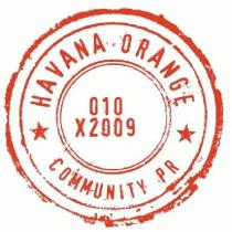 HAVANA ORANGE COMMUNITY PR 010 X2009