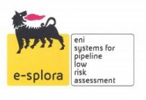 E-SPLORA Eni systems for pipeline low risk assessment