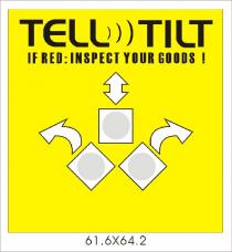 TELL TILT if red: inspect your goods ! 61.6X64.2