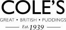 COLE'S GREAT BRITISH PUDDINGS EST 1939