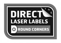 direct laser labels round corners