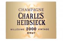 CHAMPAGNE CHARLES HEIDSIECK MILLÉSIME 2000 VINTAGE BRUT