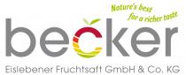 becker Eislebener Fruchtsaft GmbH & Co. KG Nature's best for a richer taste