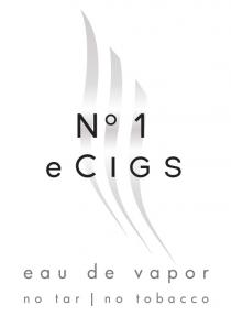 N0 1 eCigs eau de vapour no tar | no tobacco