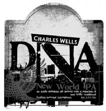 Charles Wells DNA New World IPA An Anglo-Amercian ale brewed with a reduction of and Wells' traditional English brewing ingredients. Alc 4.5% Vol.