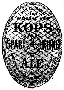 KOPS SPARKLING ALE, NON ALCOHOLIC AND WARRANTED PURE