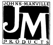 JM JOHNS MANVILLE PRODUCTS