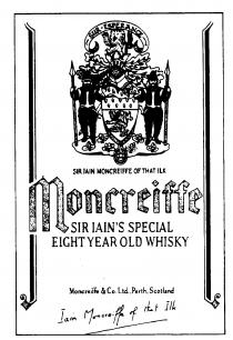 Moncreiffe SIR IAIN'S SPECIAL