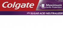 COLGATE Maximum Cavity Protection plus SUGAR ACID NEUTRALIZER