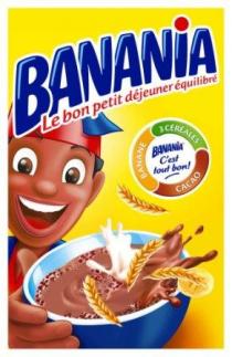 Banania le bon petit déjeuner équilibré c'est tout bon banane cacao 3 céréales