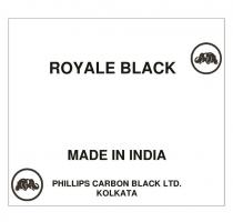 ROYALE BLACK MADE IN INDIA PHILLIPS CARBON BLACK LTD. KOLKATA