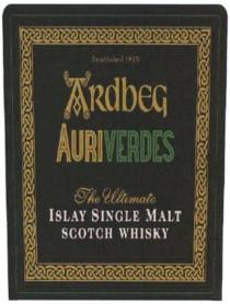 Ardbeg AURIVERDES The Ultimate ISLAY SINGLE MALT SCOTCH WHISKY