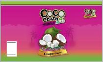 COCO Crash Bebida nata de coco sabor Uva Nata De Coco Drink with Grape Flavor