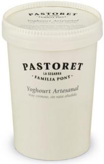 PASTORET LA SEGARRA. FAMILIA PONT. Yoghourt Artesanal muy cremoso. sin nata añadida