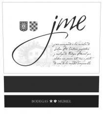 JME jme corresponde a las iniciales de Julián M. Entrena proprietario y enólogo de Bodegas Muriel que elabora con pasión este vino a partir de uvas de la variedad Tempranillo BODEGAS MURIEL