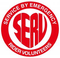 SERVICE BY EMERGENCY RIDER VOLUNTEERS SERV