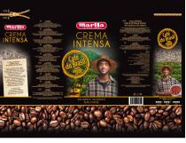 Marila since 1929 CREMA INTENSA Cream intensa coffee from Brazilian plantation 90% ARABICA 10% ROBUSTA BEAN COFFEE Marila since 1929 CREMA INTENSA Café do Brasil 100% Original COFFEE