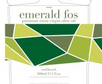 emerald fos premium extra virgin olive oil (unfiltered) 500ml/17.5 fl.oz