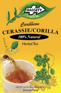 Dalgety Caribbean Cerassie Corilla 100% Natural Herbal Tea