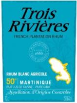 Trois Rivières FRENCH PLANTATION RHUM RHUM BLANC AGRICOLE 50° MARTINIQUE PUR JUS DE CANNE PURE CANE