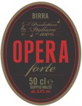 BIRRA Produttore Italiano 100% OPERA forte 50cl e DOPPIO MALTO alc.8.4% vol.