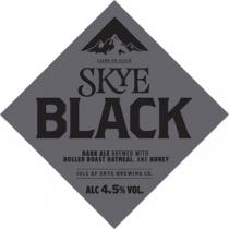 LEANN AN EILEIN Skye BLACK DARK ALE BREWED WITH ROLLED ROAST OATMEAL, AND HONEY ISLE OF SKYE BREWING Co ALC.4.5% VOL.