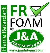 Flame Retardant FRFoam by J&A Foam Suppliers www.jandafoam.com